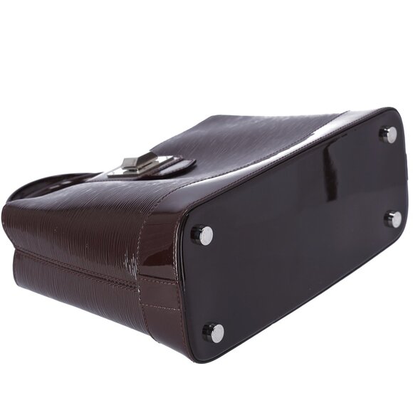 Louis Vuitton Mirabeau PM Epi Electric Handbag M40454 Prunnu Burgundy - Picture 6 of 8